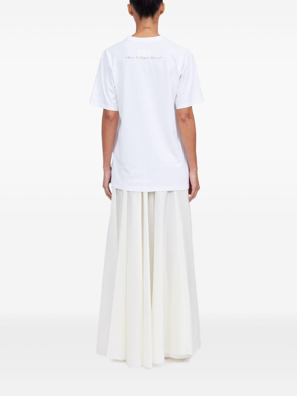 T-shirt con stampa illustrata<BR/> SH2GC0024M20108 100 MM6 MAISON MARGIELA