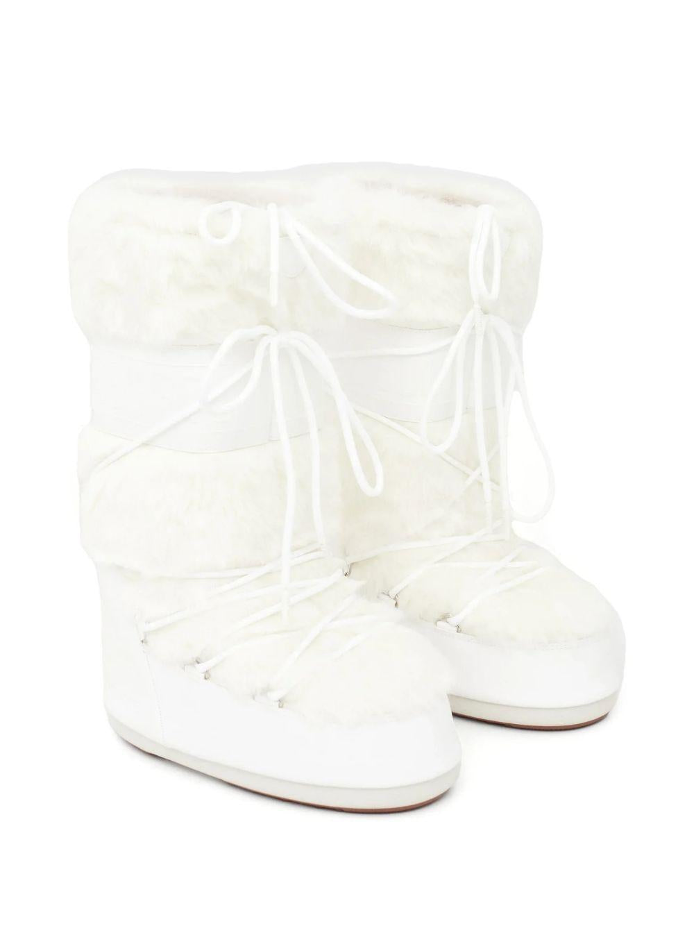 Icon Boot in Ecopelliccia 80D1408900 A002 OPTICAL WHITE MOON BOOT