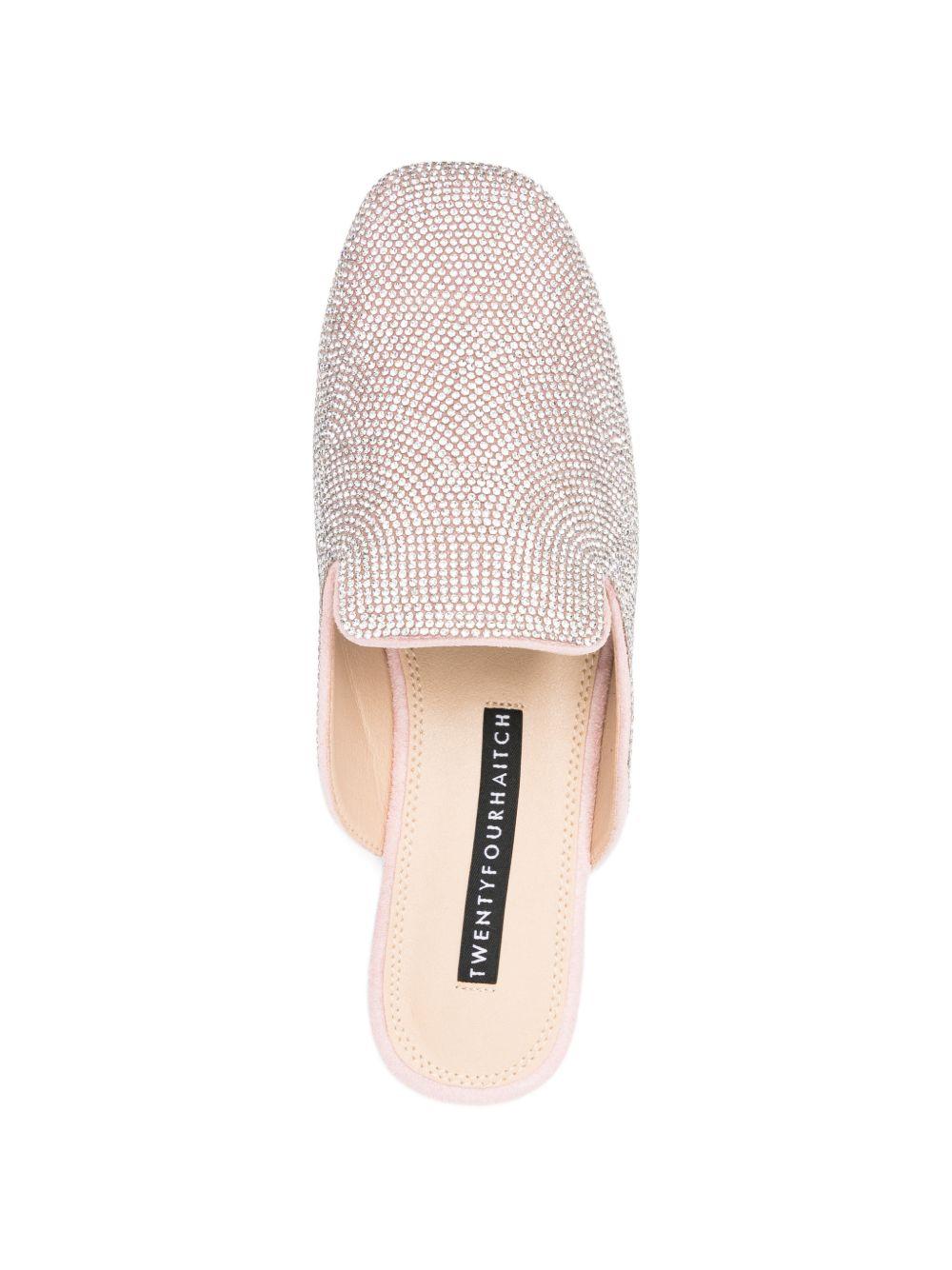 Mules decorate Aukena S0115ROS62P CIPRIA ARGENTO TWENTY FOURHAITCH