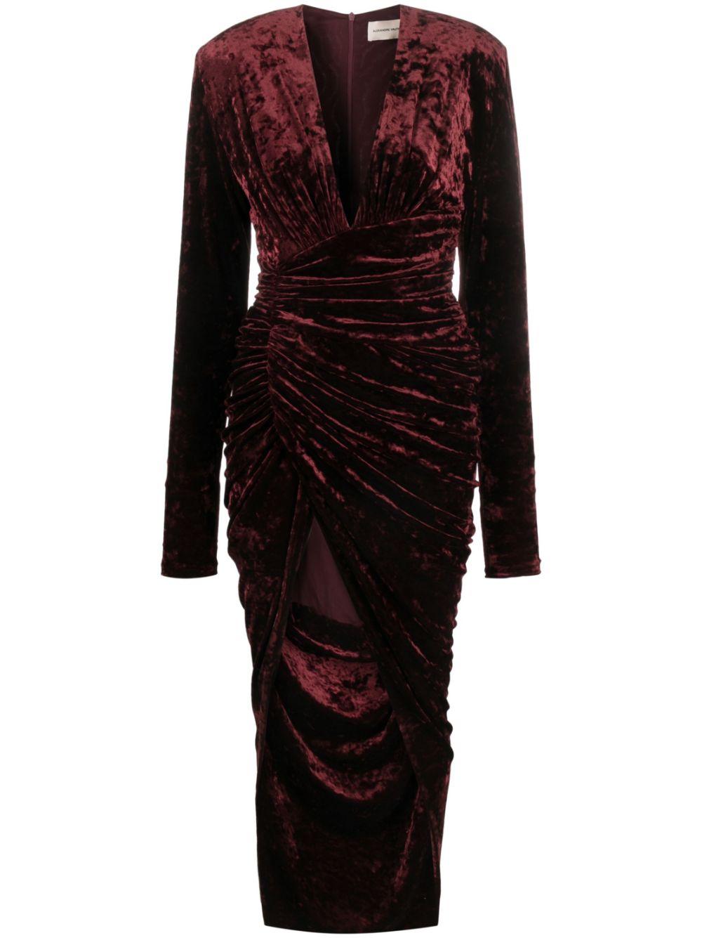 233DR1983 BLACK CHERRY RED ALEXANDRE VAUTHIER