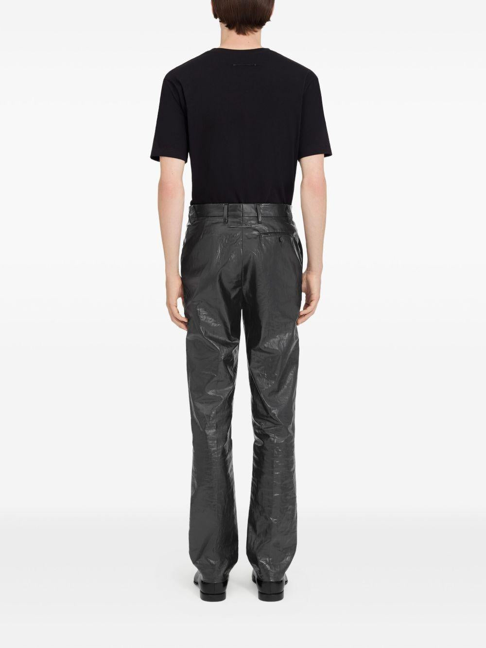 Pantaloni in lino lucido SH2KA0051M35617 900 MM6 MAISON MARGIELA