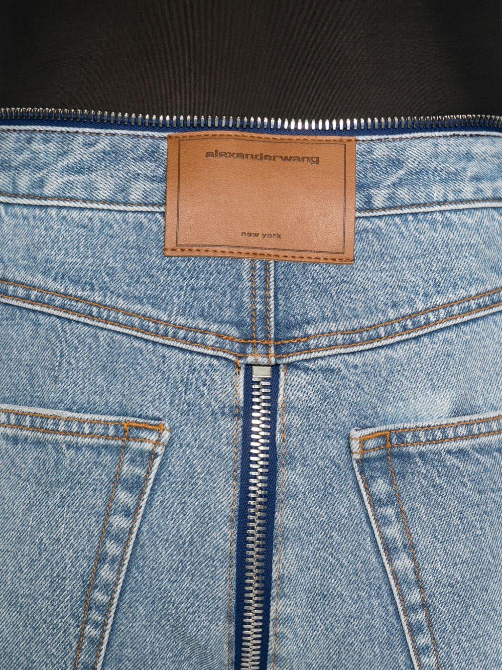 Zip V-Waist Jean 4DC2264984 427D AUTHENTIC LIGHT ALEXANDER WANG