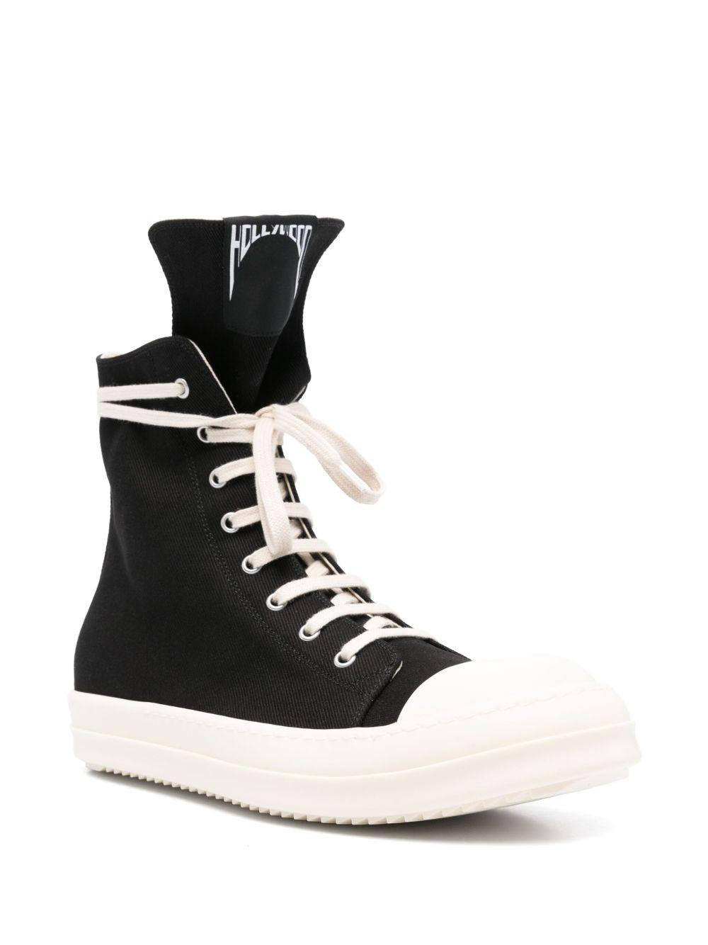 Hollywood sneakers DU01E3800DOEH1 911 BLACK MILK RICK OWENS DRKSHDW