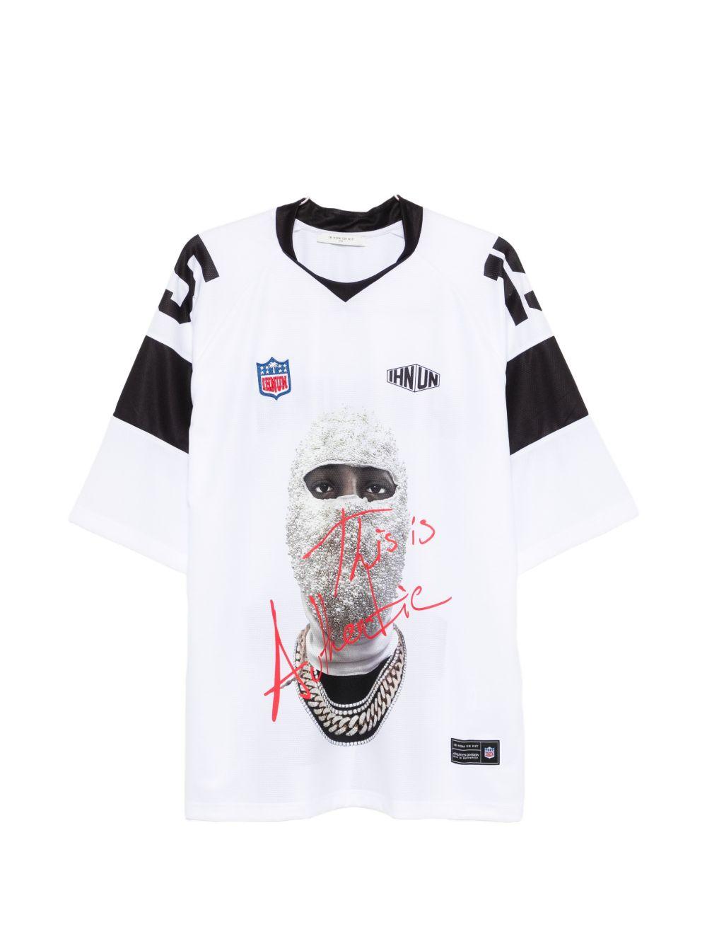 IH NOM UH NIT - T-shirt Authentic NUS26230 463 WHITE BLACK IH NOM UH NIT