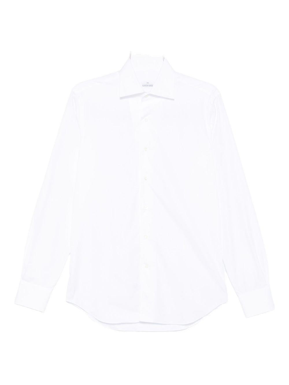 Camicia in cotone a maniche lunghe DOUBLE1029 000 ALESSANDRO GHERARDI