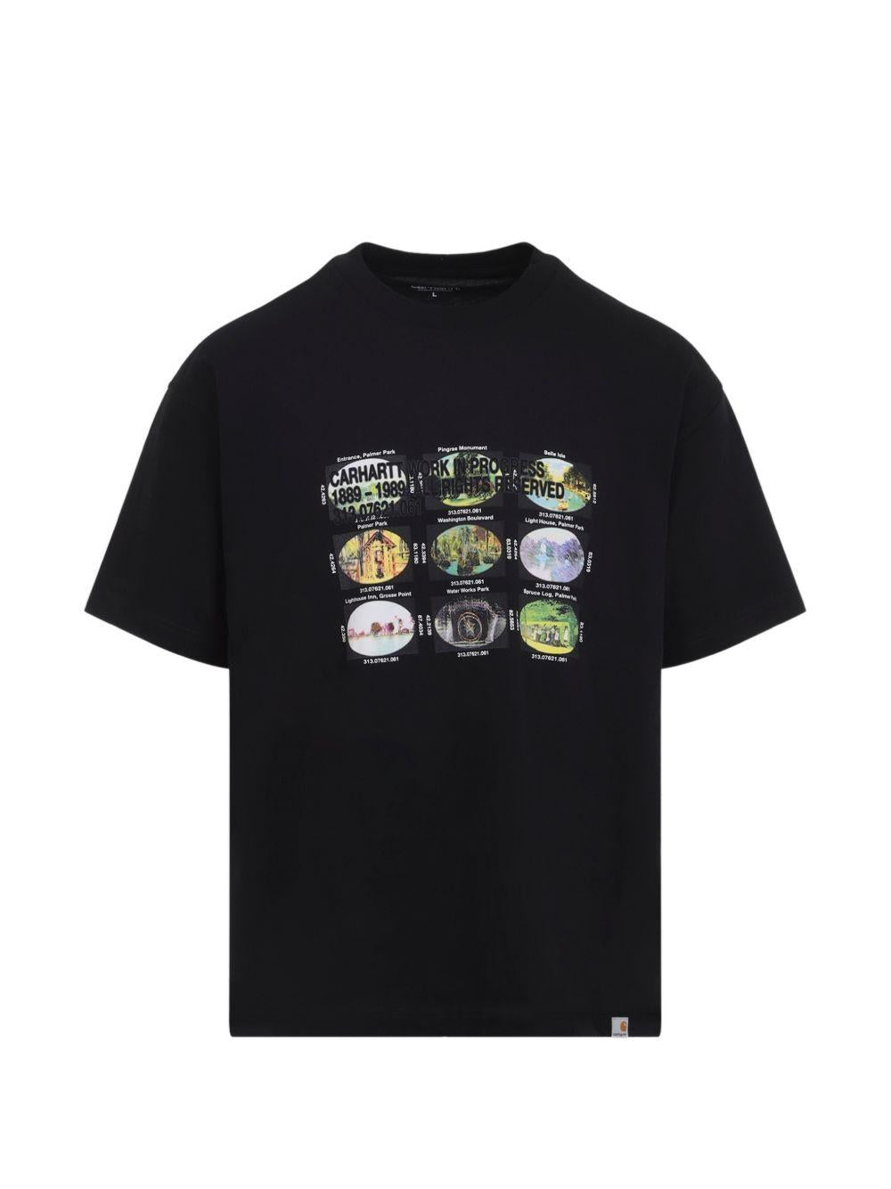 T-shirt a maniche corte. I036901 89XX BLACK CARHARTT WIP