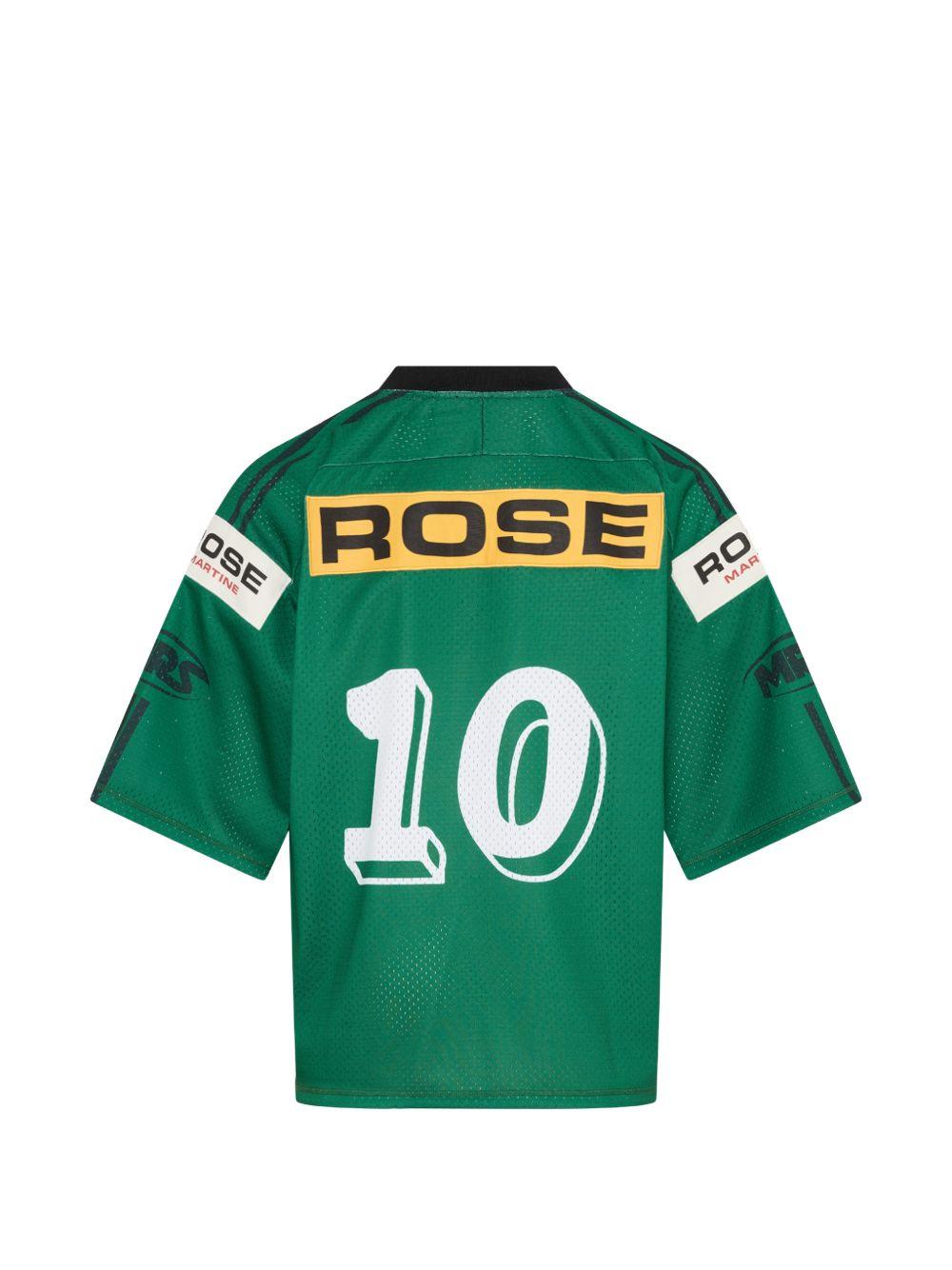 Martin Rose Oversized Hockey T-shirt 129JT10410 GREEN BLACK MARTINE ROSE