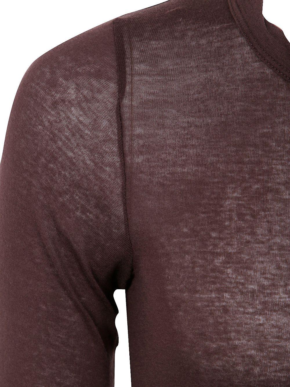 Wool jumper RU01E5250MR 14 MAHOGANY RICK OWENS