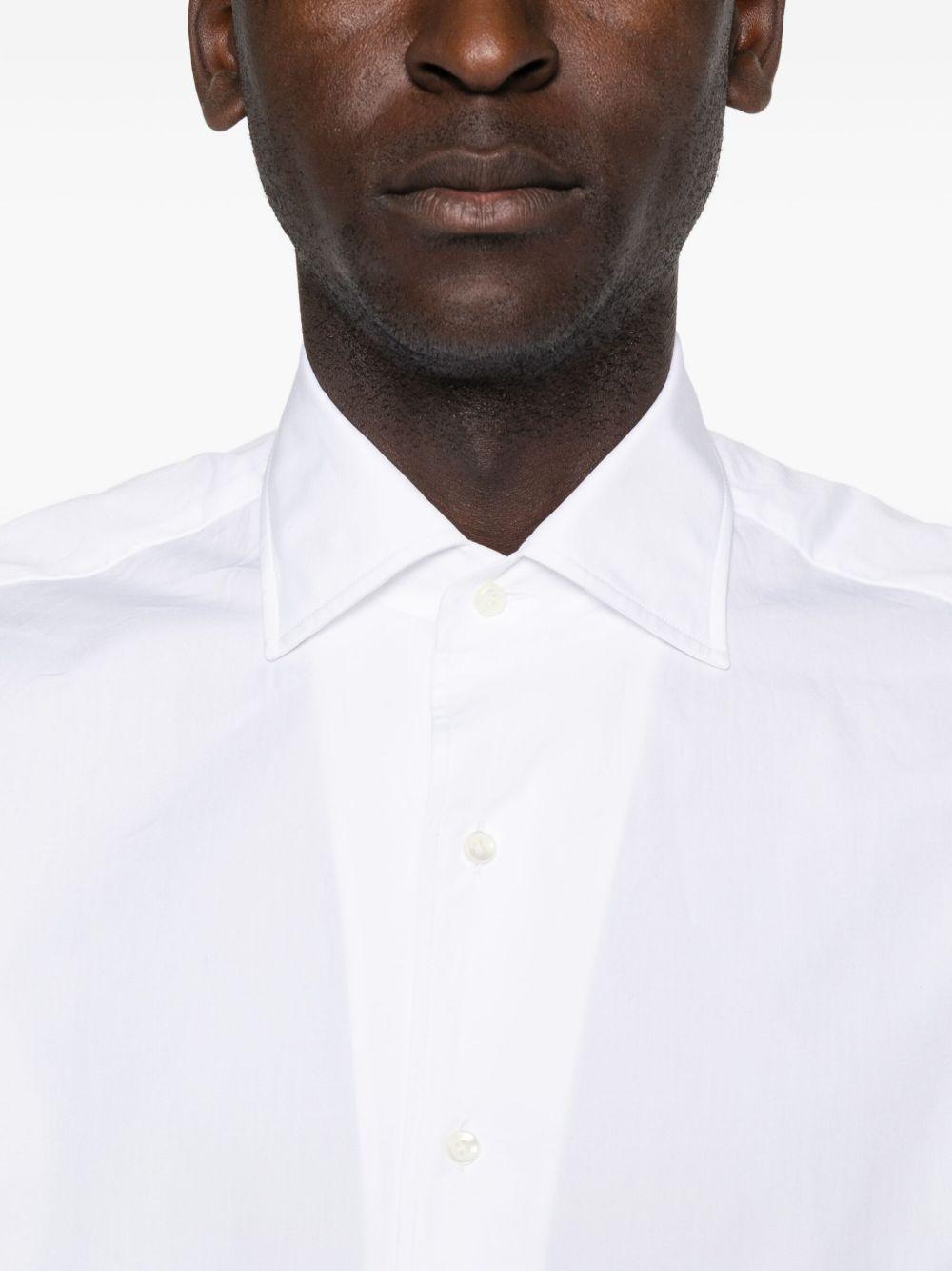 Camicia in cotone a maniche lunghe DOUBLE1029 000 ALESSANDRO GHERARDI