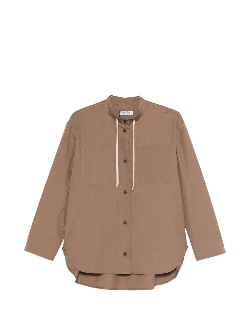Giacca In Popeline Puro Cotone SMMALI 003 MOU S MAX MARA