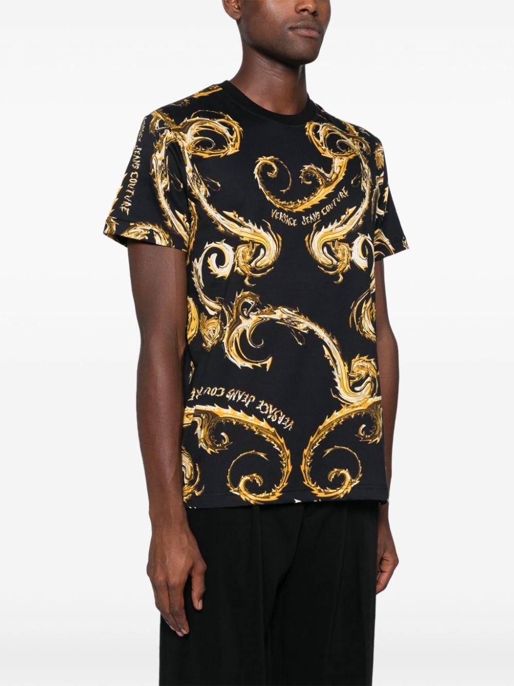 77GAH6S0JS388 G89 BLACK GOLD VERSACE JEANS COUTURE