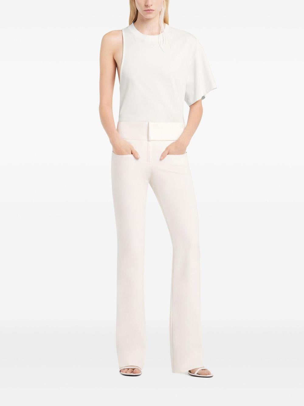 Scuba One-sleeve T-Shirt 225JTS201JS0107 0001 HERITAGE WHITE COURREGES