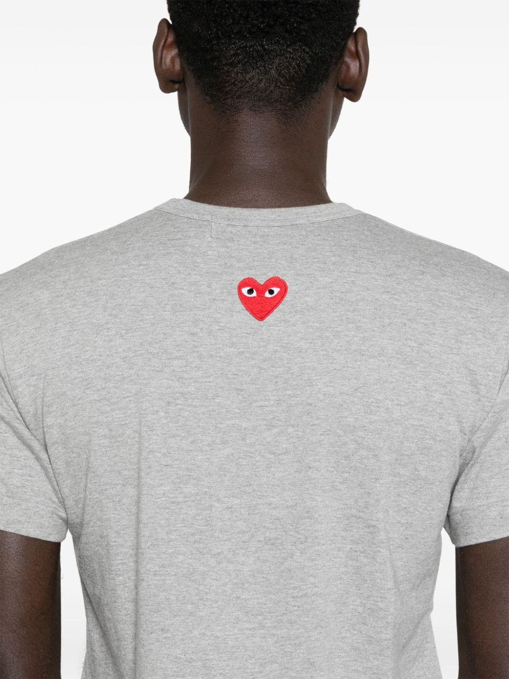 AXT340051 2 TOP GRAY COMME DES GARCONS PLAY