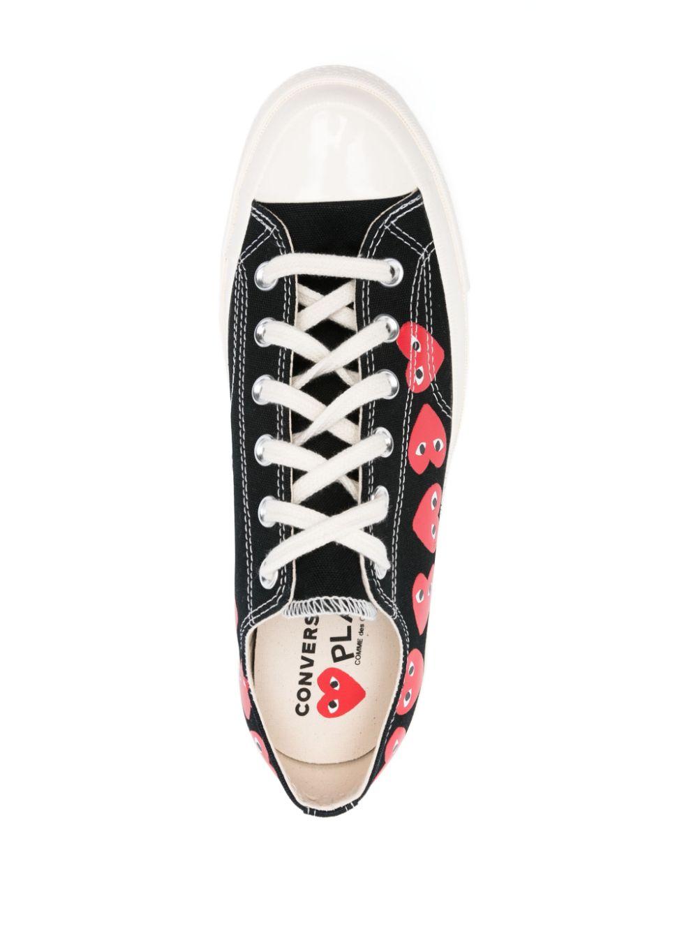 P1K126 1 BLACK COMME DES GARCONS PLAY X CONVERSE