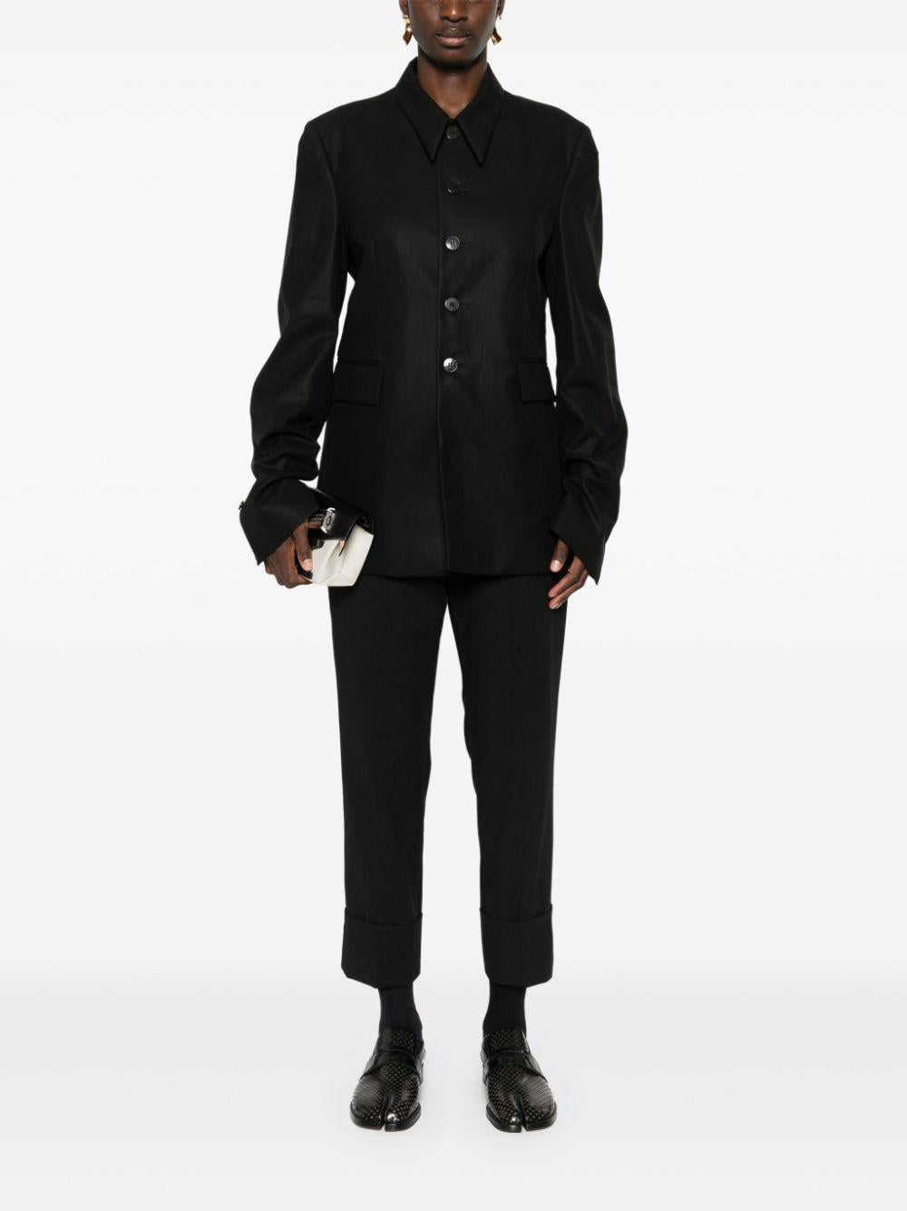 SS24N661 TWILL COTONE NERO SAPIO