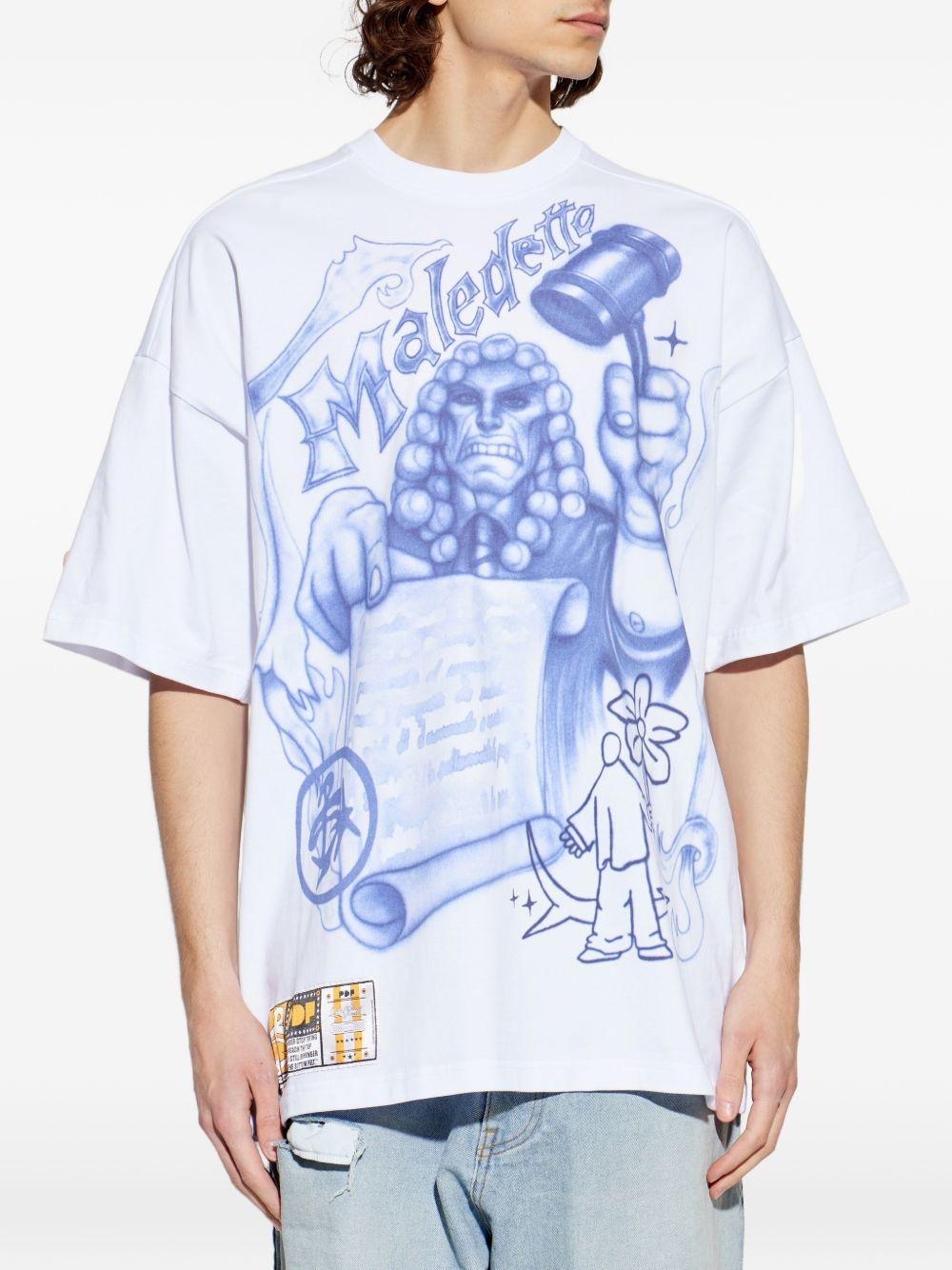 Giudice Maledetto Tee DFM54029TJ112JUDGE WHITE PDF