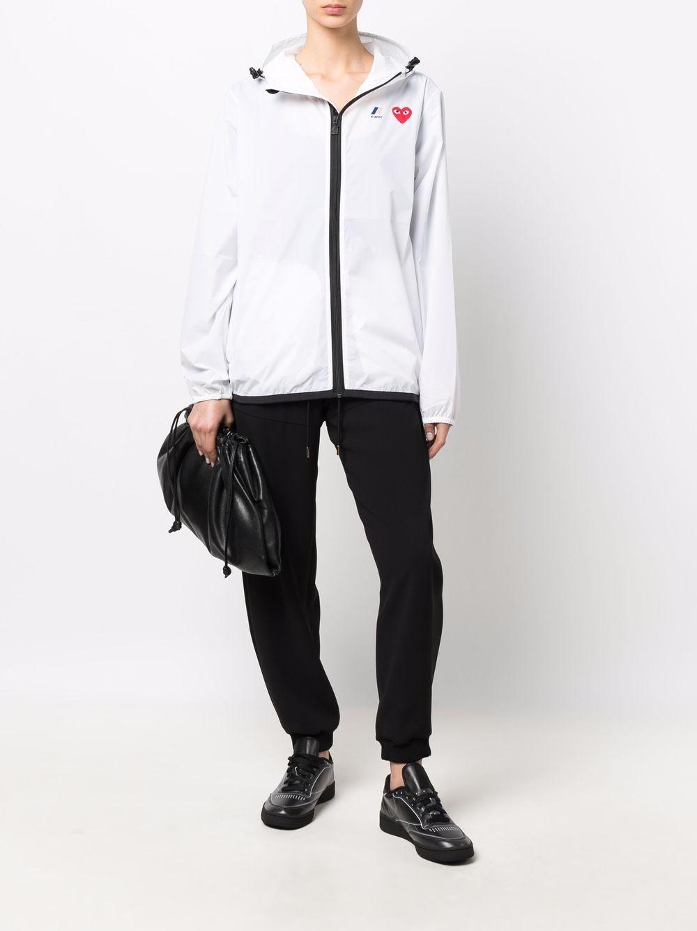 P1J501 3 WHITE COMME DES GARCONS PLAY