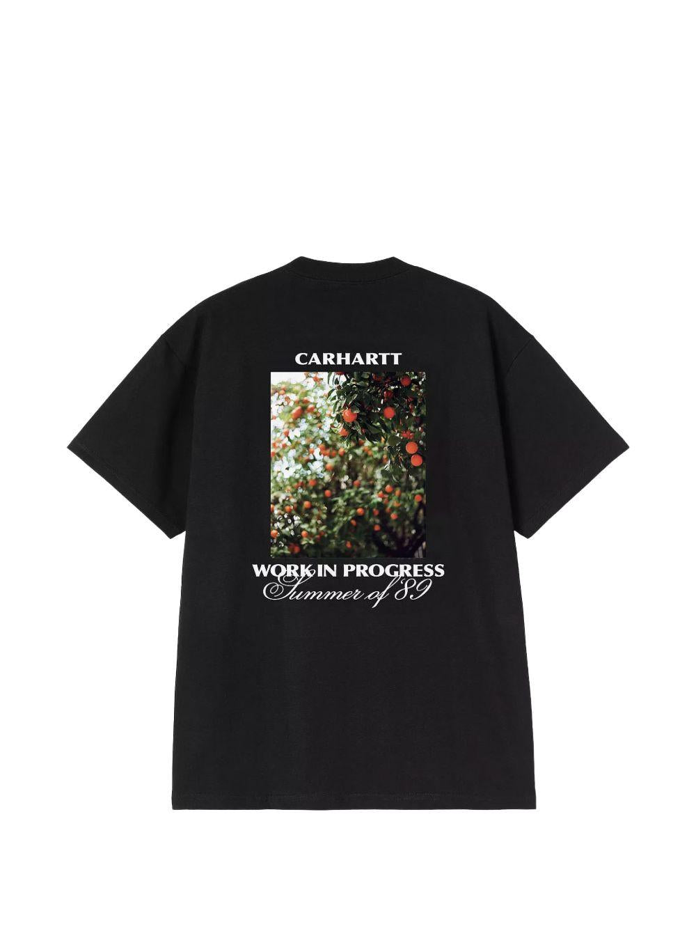 Warm Views T-Shirt Organic I036246 89XX BLACK CARHARTT WIP