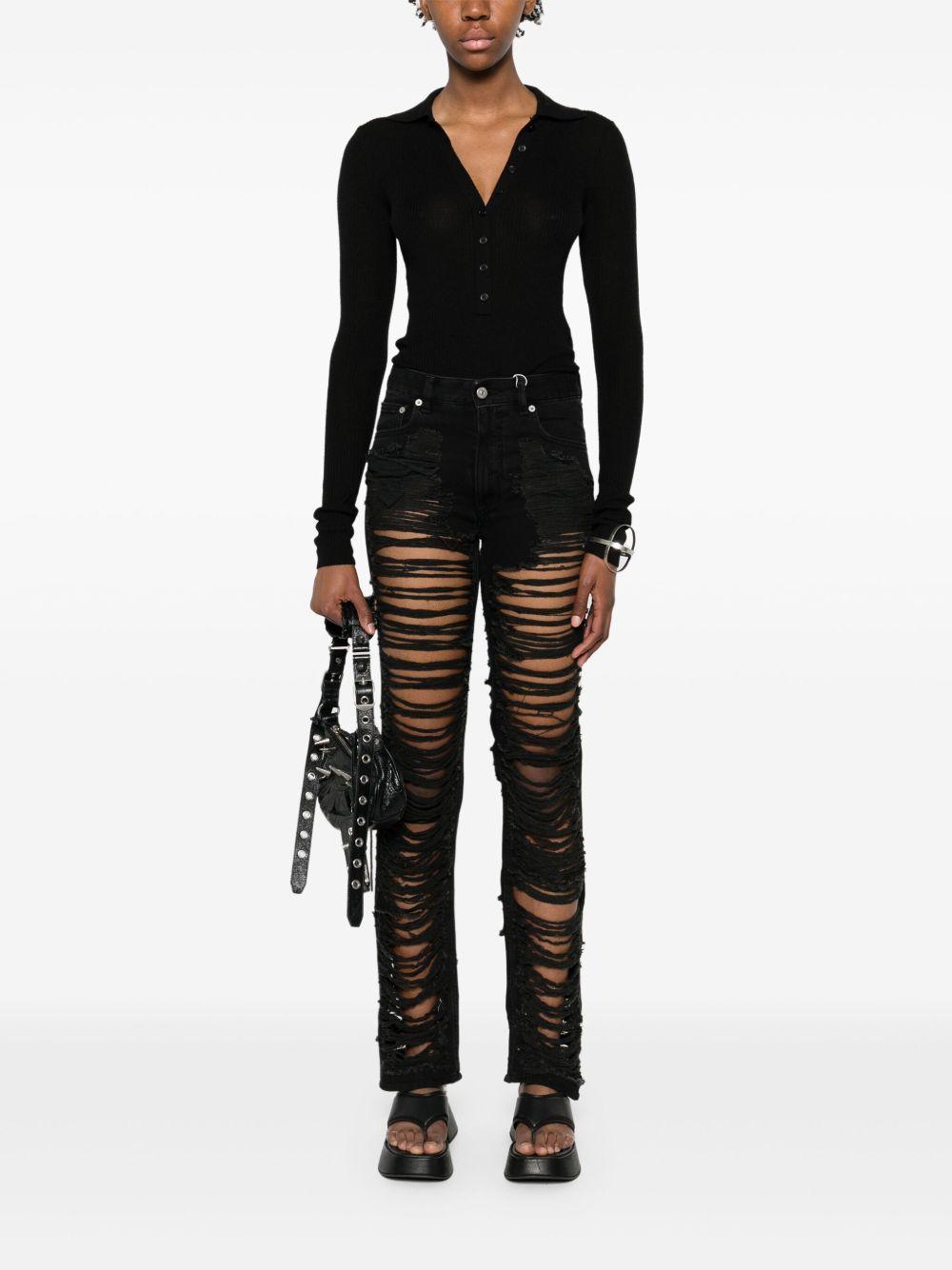 Jeans strappati<BR/> S62LB0194M30011 964 MM6 MAISON MARGIELA