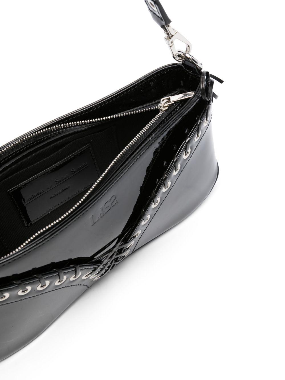 AW23BG001ULEA003 BLACK PATENT LUDOVIC DE SAINT SERNIN