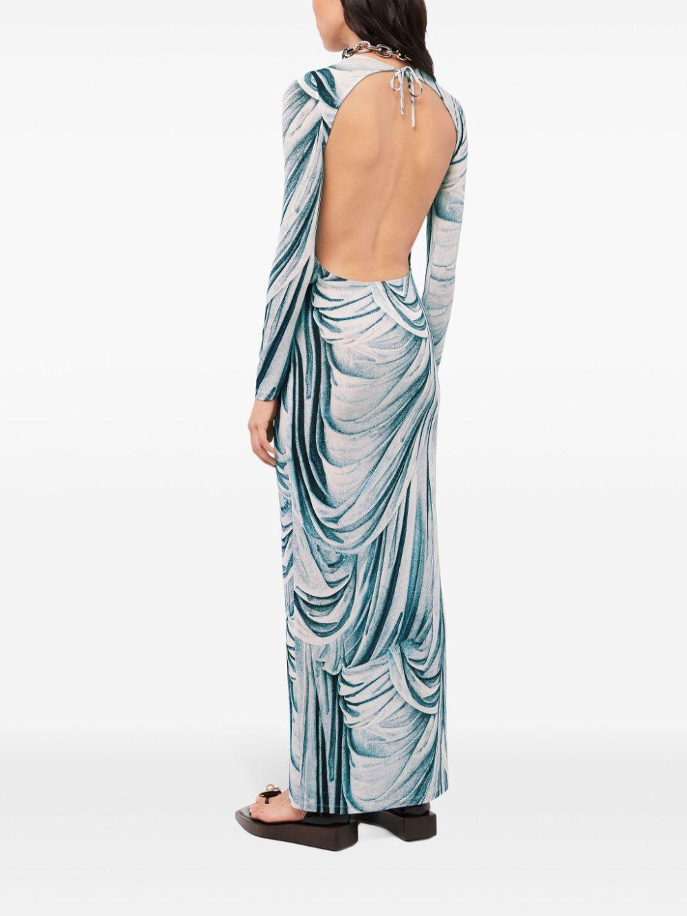 24EJRO816VI0316 V160 DRAPPE BLEU RABANNE