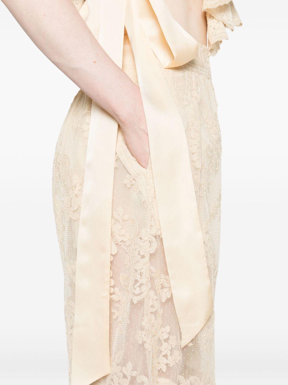 Pantaloni Harem in Pizzo Hypnotic 6206PF251 CREAM ZIMMERMANN