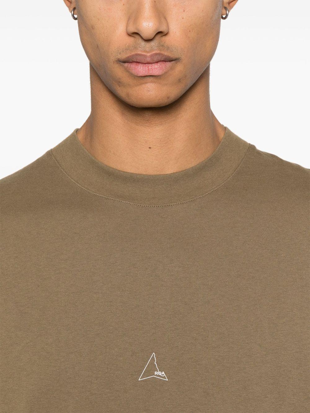 T-Shirt Con Logo RBMW0254JY22 BRW0043 BROWN OLIVE ROA