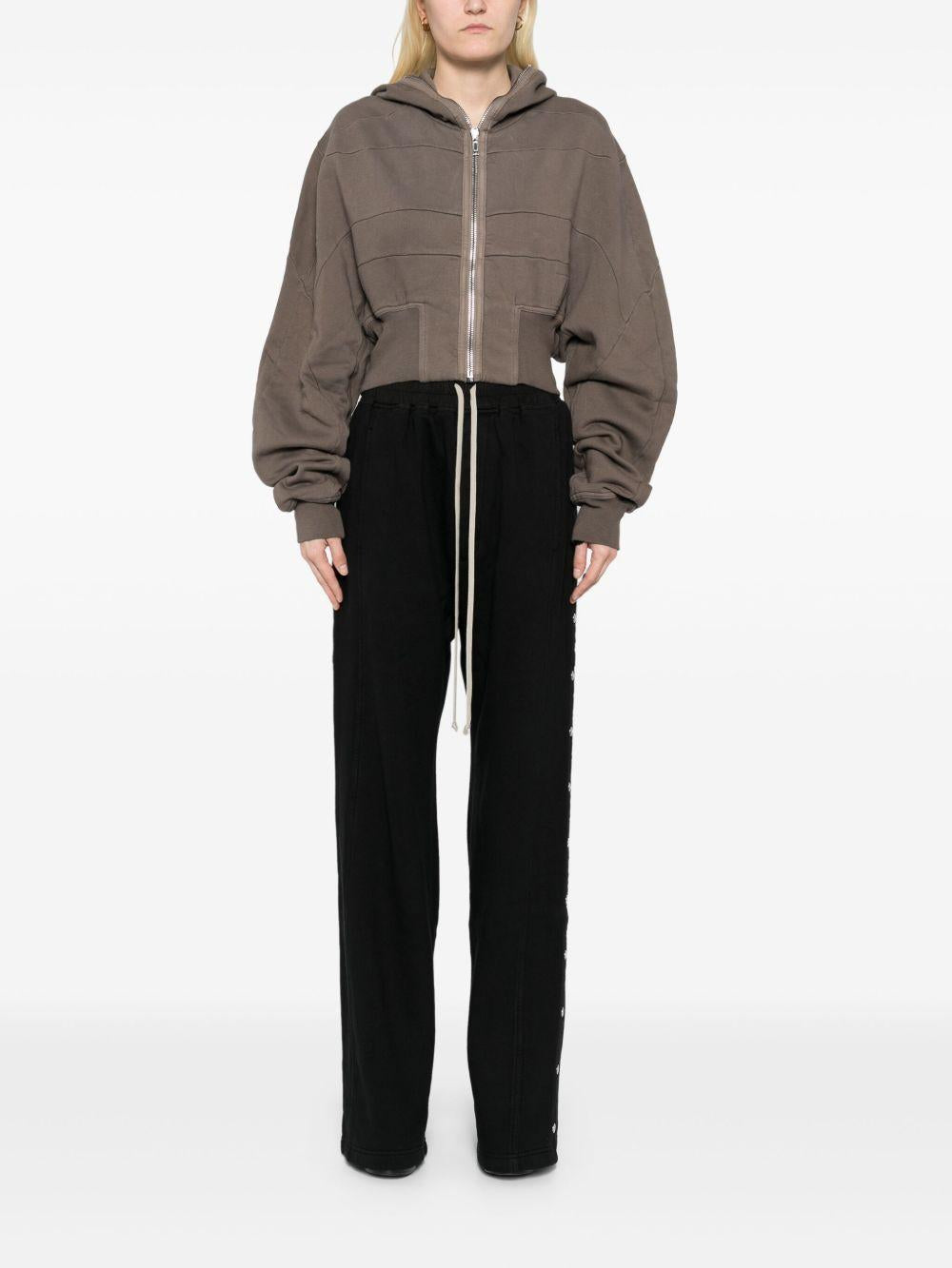 DRKSHDW SS25 Hollywood Collage Gimp Hoodie<BR/> DS01E3233F 34 DUST RICK OWENS DRKSHDW