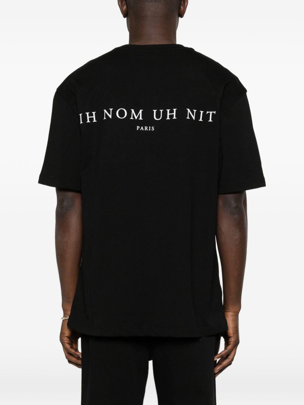 IH NOM UH NIT - T-shirt Authentic Back NUS26237 009 BLACK IH NOM UH NIT