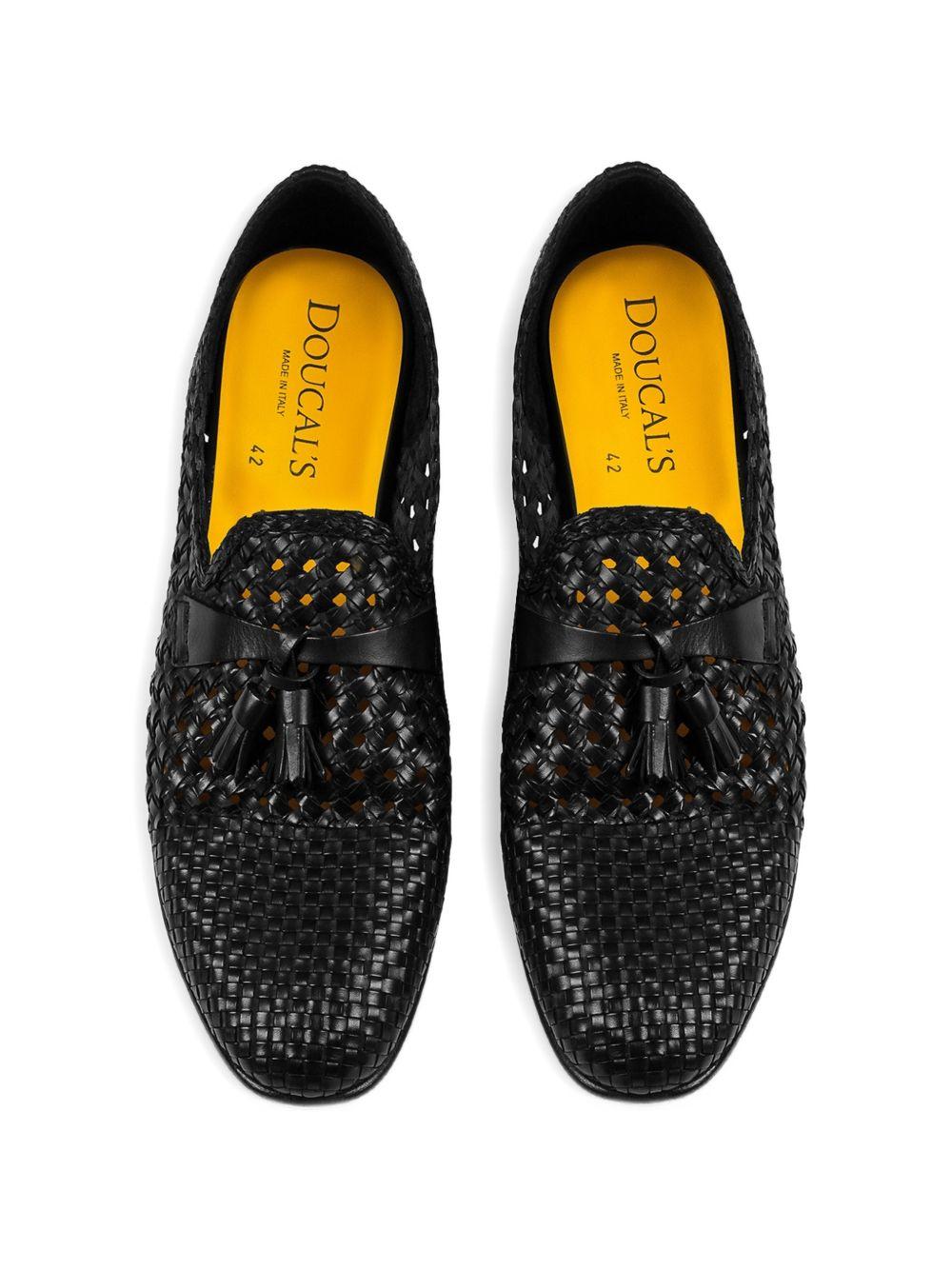 Mocassino traforato in pelle nero DU3522TAORUZ276NN00 NERO DOUCAL`S