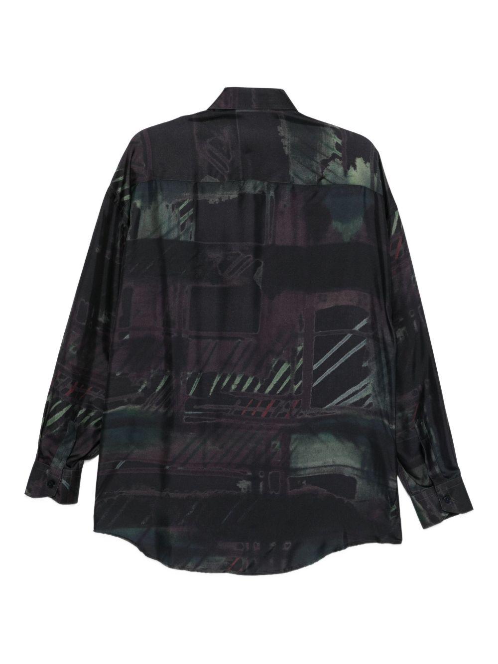 Camicia Valentino Klee Aloe Z42Z103 BLUE VIOLA COSTUMEIN