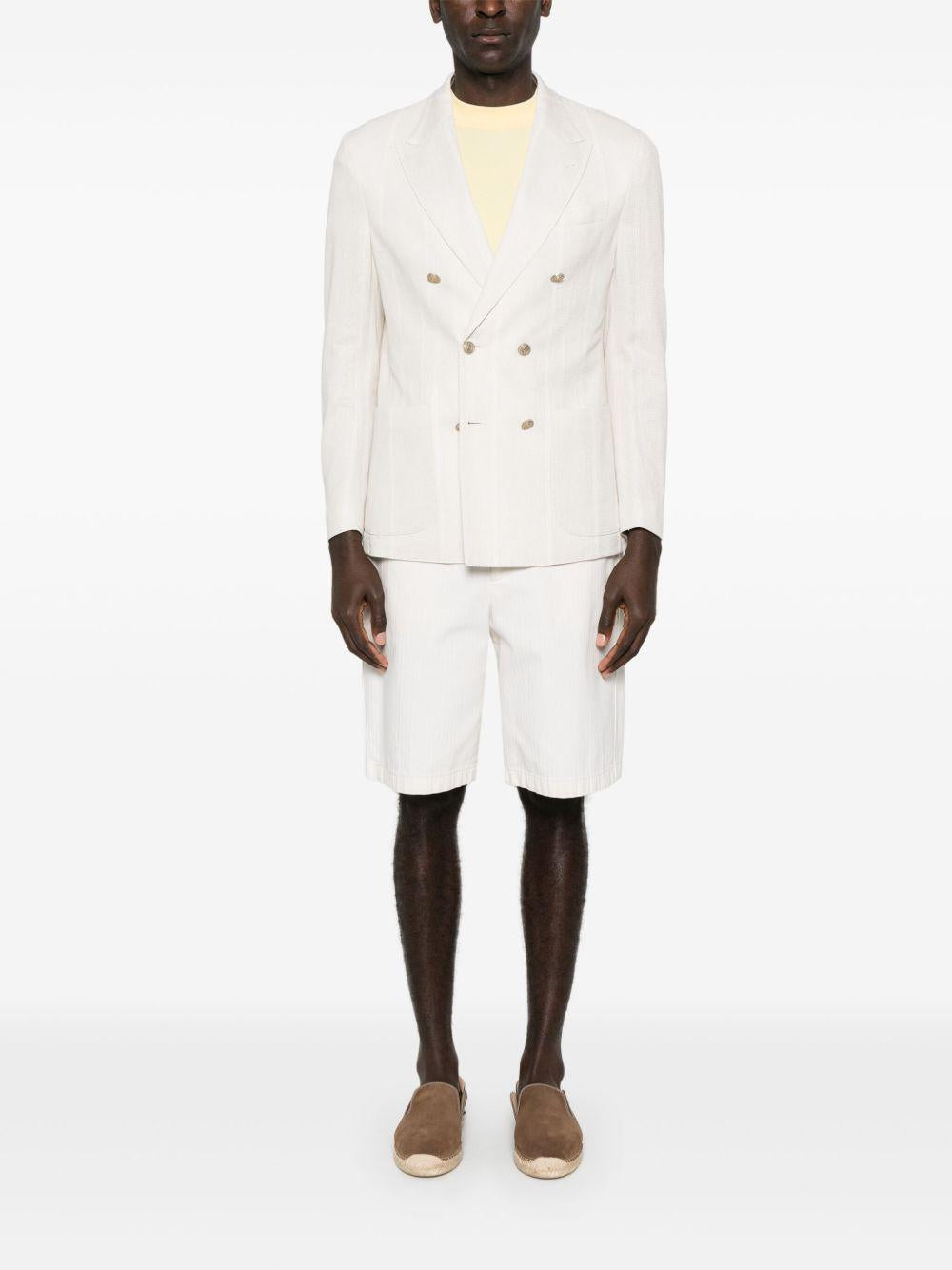 Blazer a righe K70GIAA06BOTTES0K039 02 SABBIA ELEVENTY