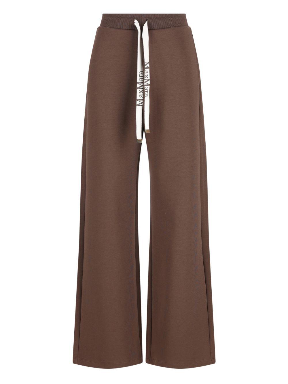 Pantaloni In Jersey Double SMMBALI 004 CHOCOLATE S MAX MARA