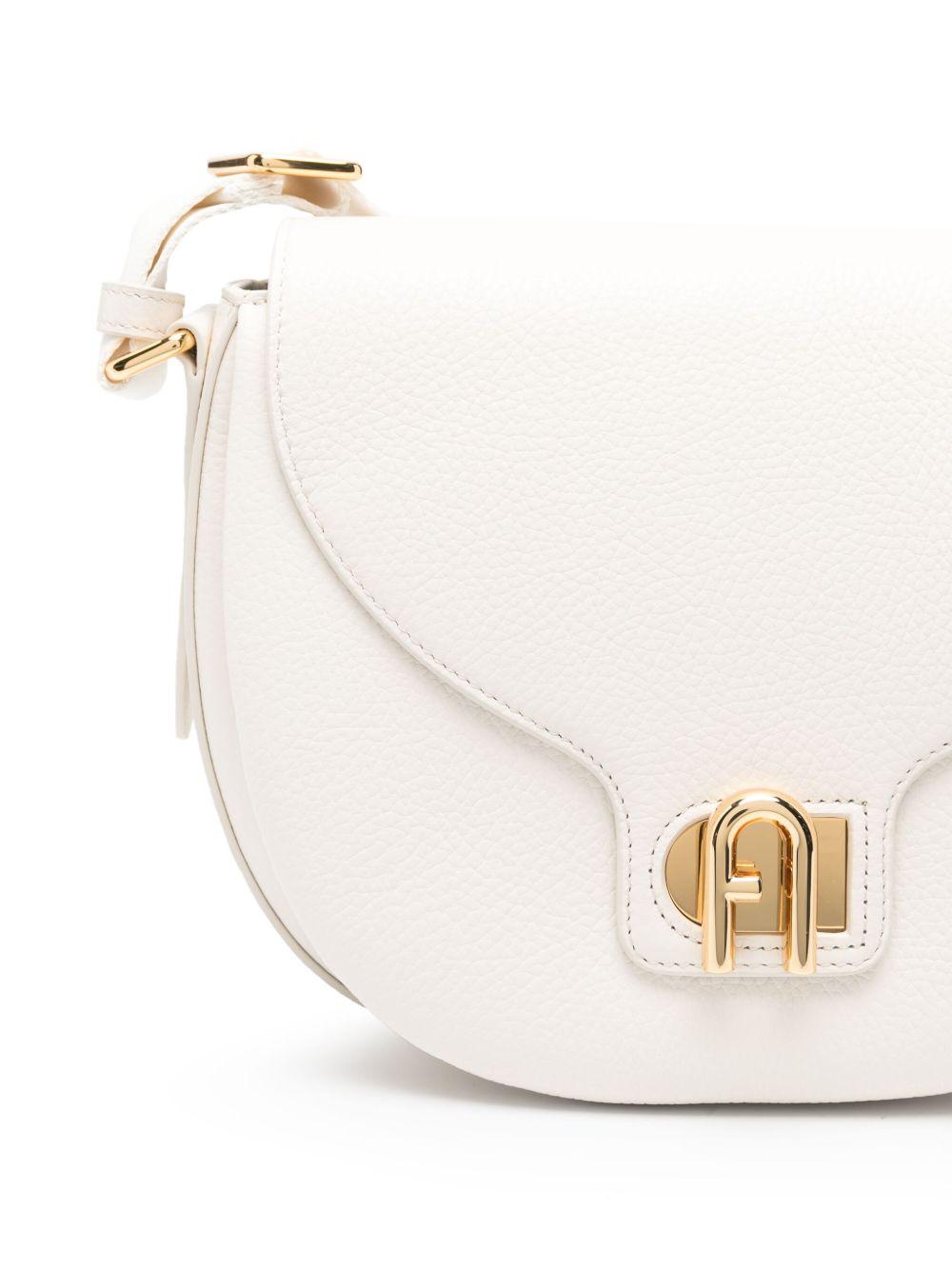 Borsa a spalla con placca logo WB01605 - BX0356 3762S PANNA FURLA