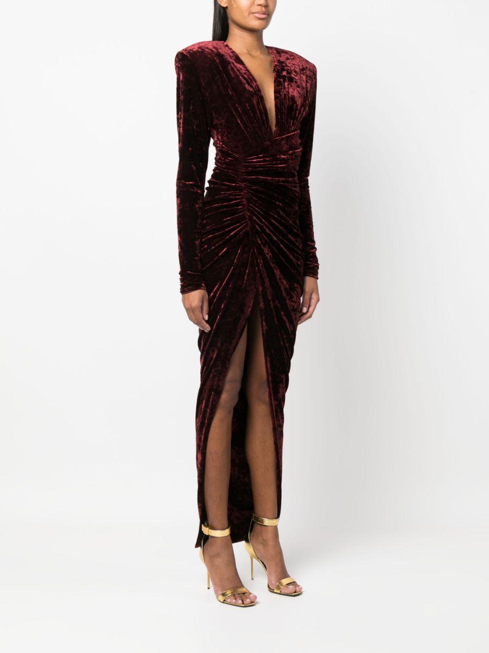 233DR1983 BLACK CHERRY RED ALEXANDRE VAUTHIER