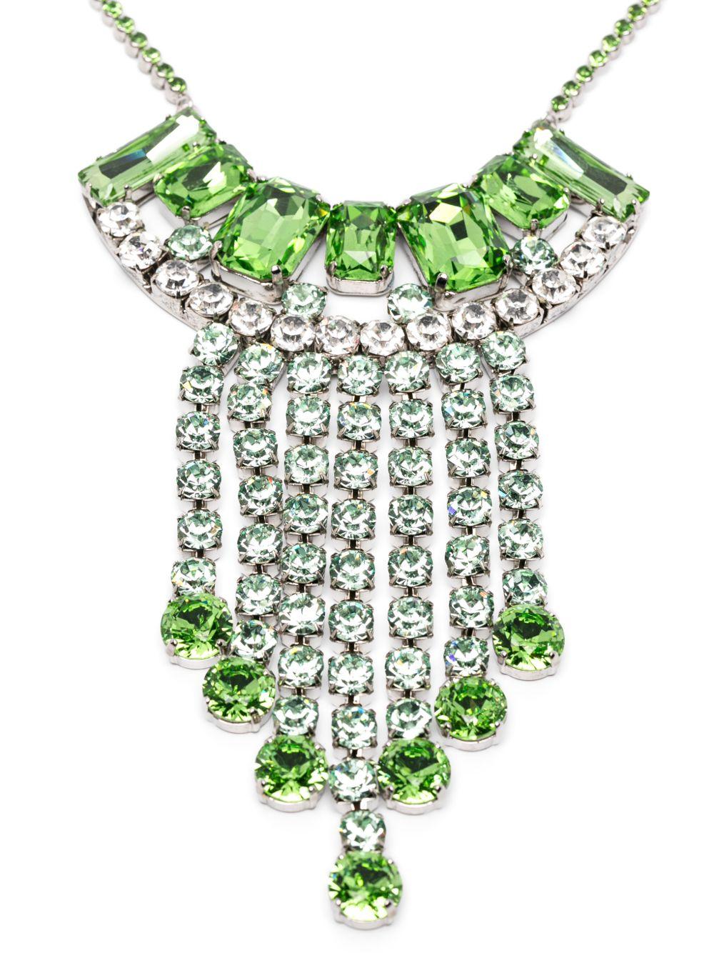 Strass Statement Necklace NECKLW2612075 604 GREEN DRIES VAN NOTEN