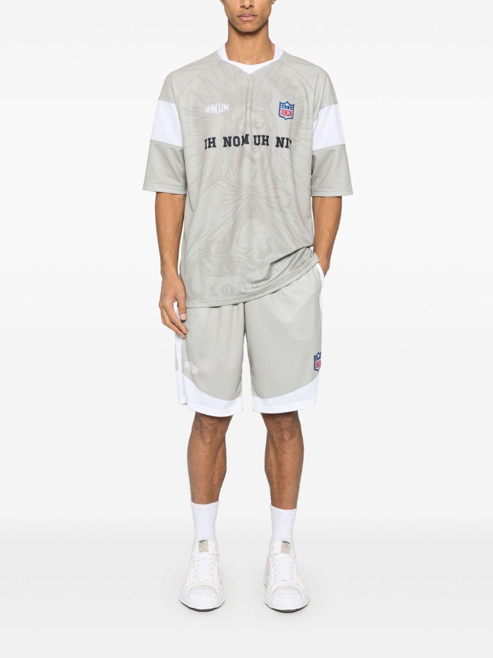 Holy Mary Technical t-shirt NUS25216 451 GREY WHITE IH NOM UH NIT