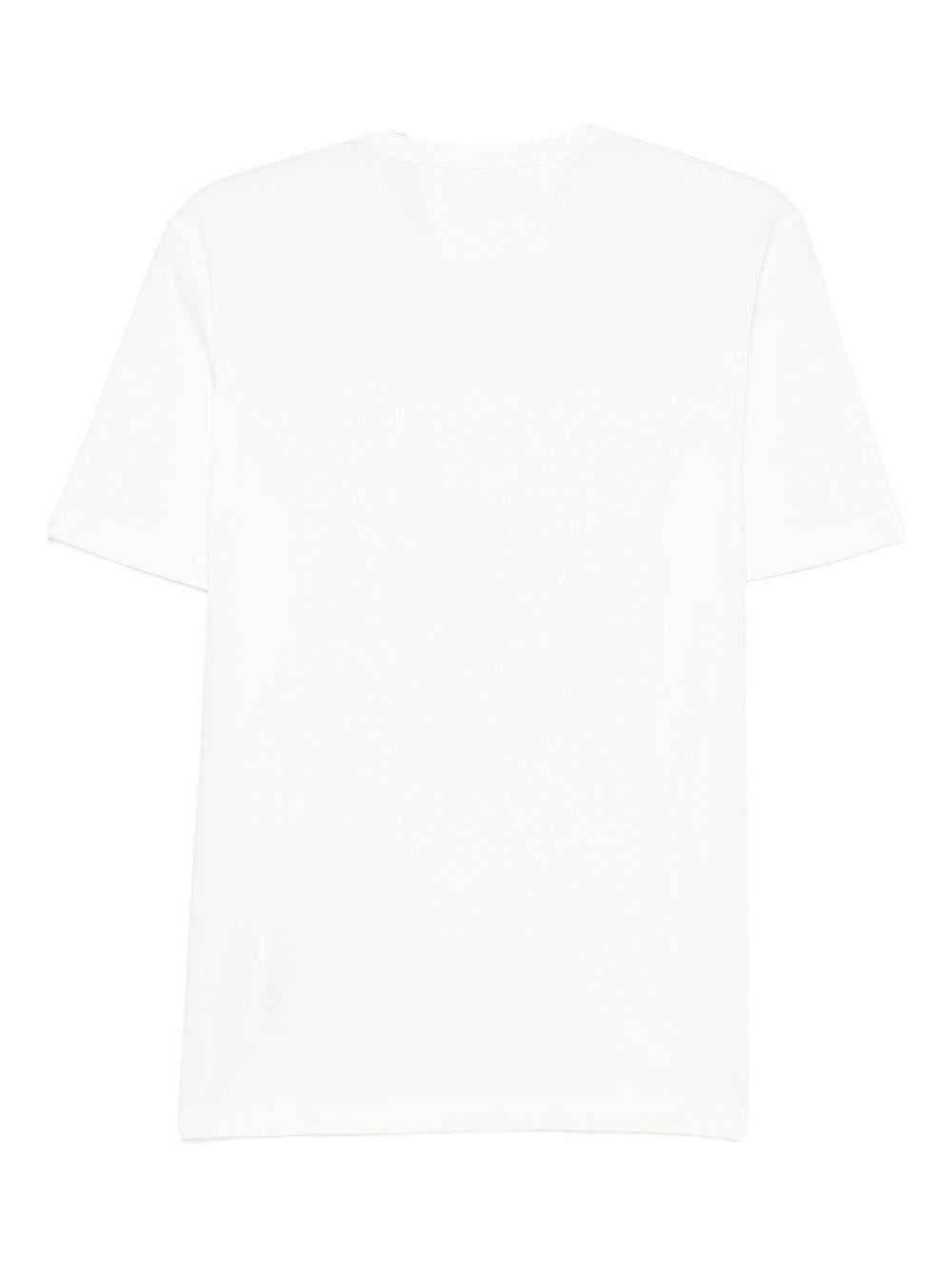 24/1 Jersey Short Sleeve Logo T-Shirt RCCMTS727A005431G 103 GAUZE WHITE CP COMPANY