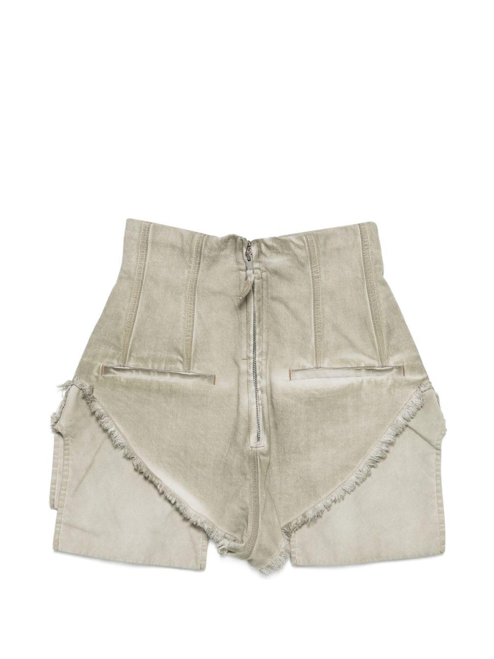 Dirt Cutoffs Shorts DS01F4313DSN 138 SAND RICK OWENS DRKSHDW