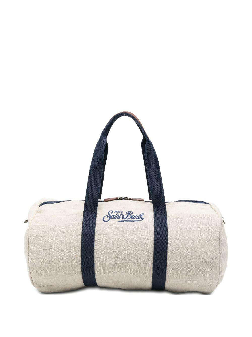 Borsone Jetleg con logo JTEL00800439L 1161 LINEN MC2 SAINT BARTH