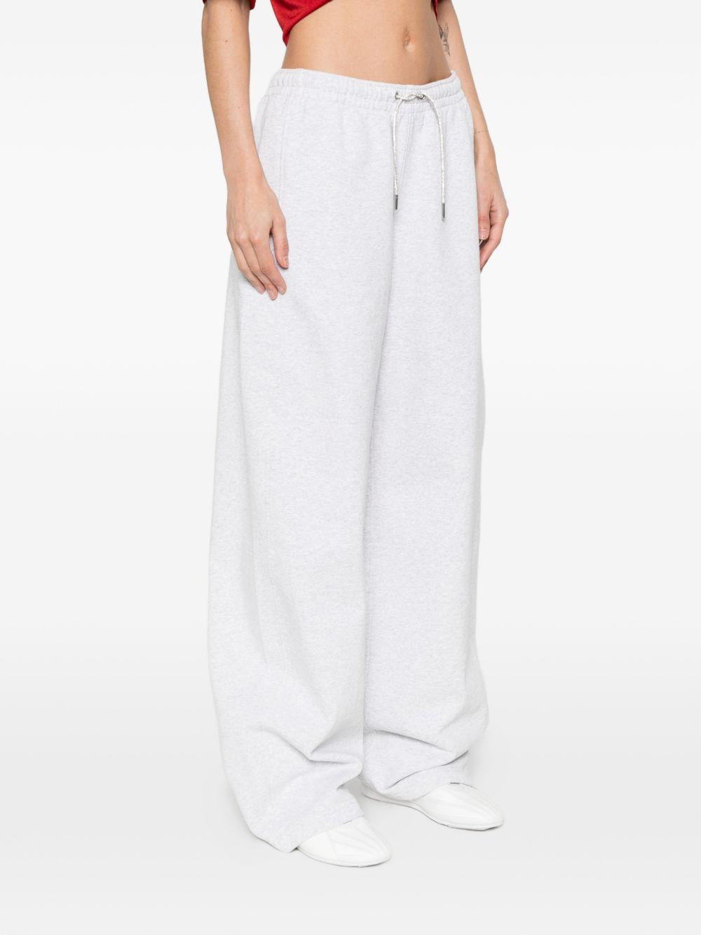 Cotton Terry Crystal Sweatpant 1CC2264040 050 LIGHT HEATHER GRAY ALEXANDER WANG