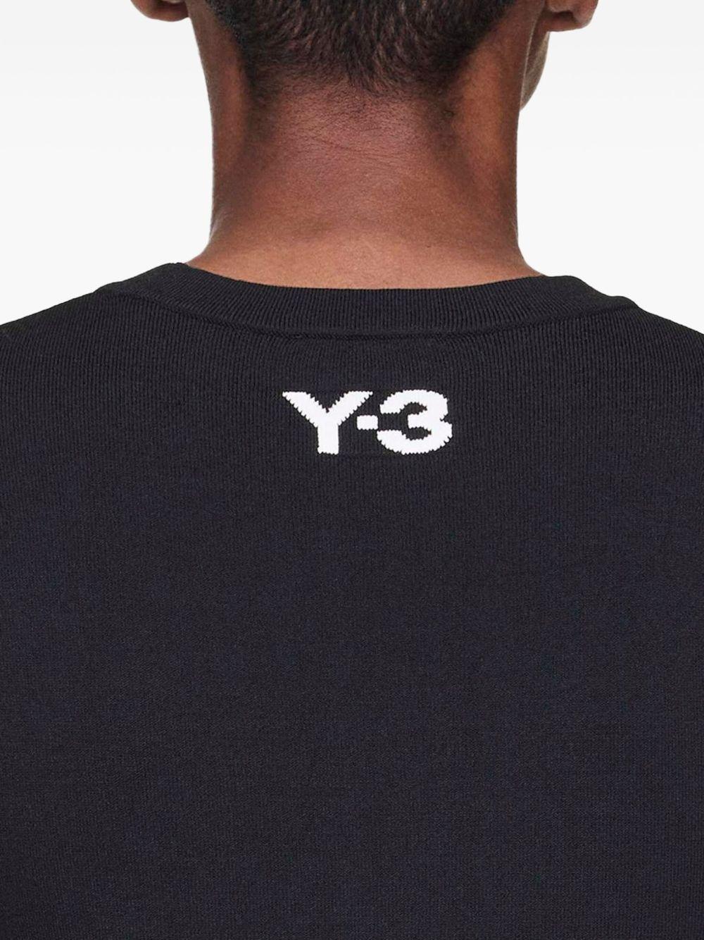 Felpa a maniche lunghe con righe KB3692 BLACK Y-3