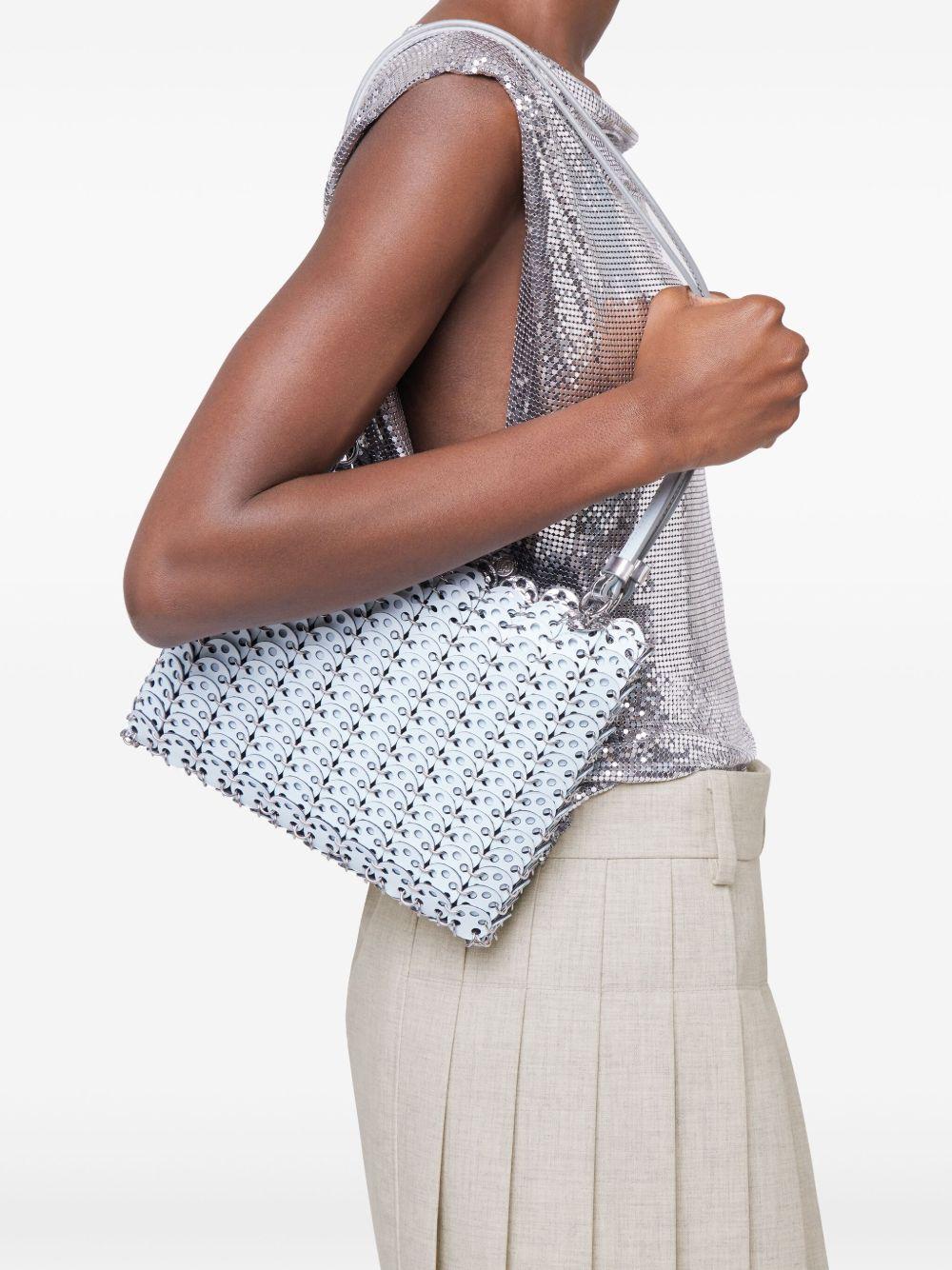 1969 Flip shoulder bag 25ESS0506CLF234 M486 BLUE SILVER RABANNE