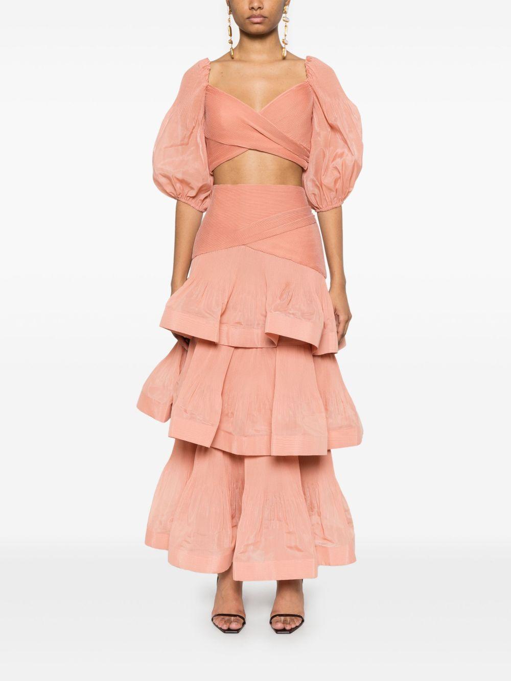 Corpetto plissettato 3915TS25R PEACH ZIMMERMANN