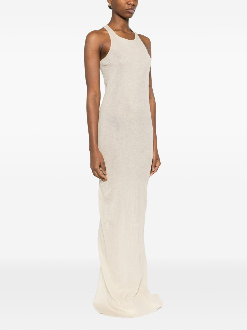 Basic Tank Gown RO01F6596MR 138 SAND RICK OWENS