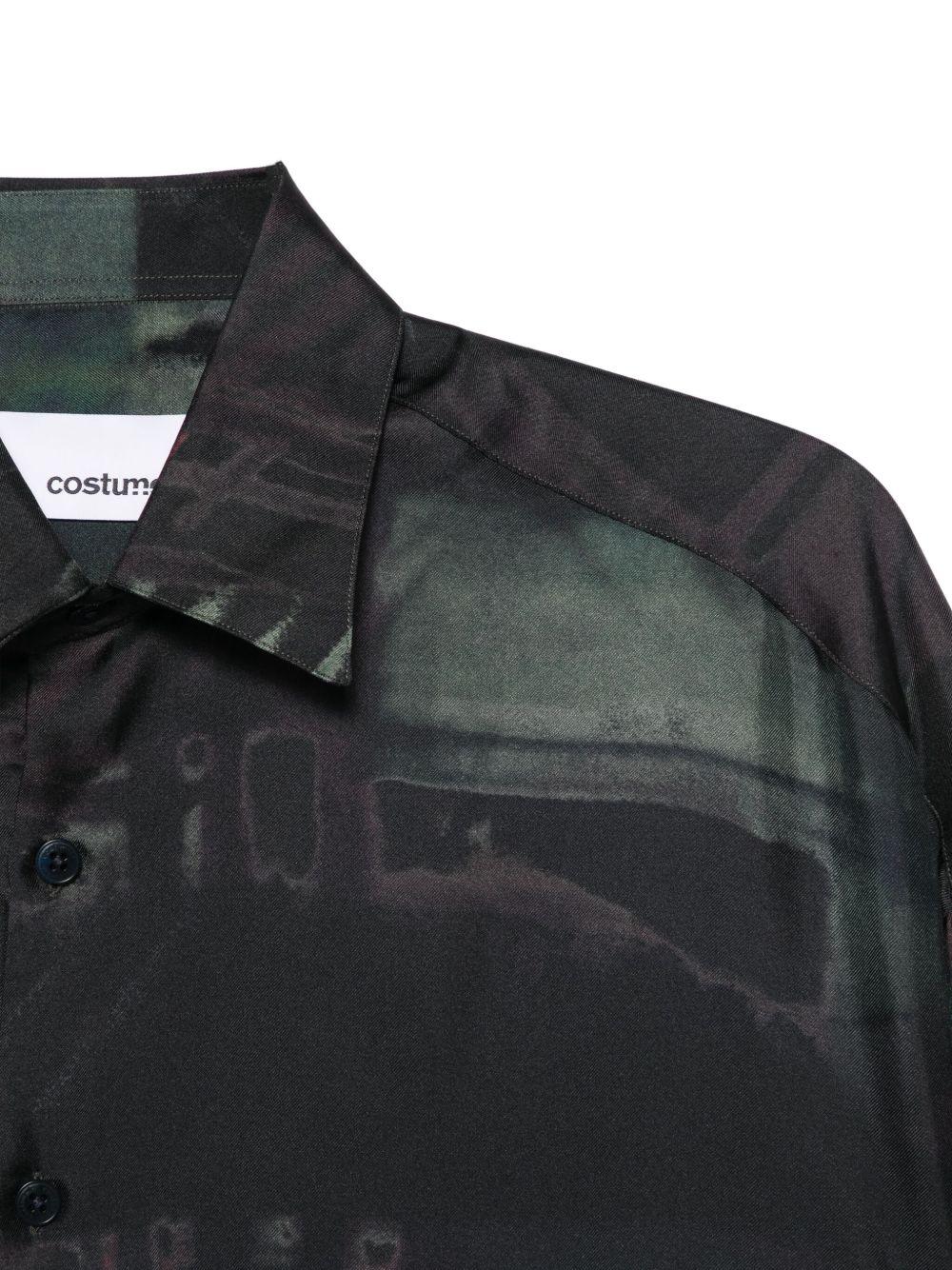 Camicia Valentino Klee Aloe Z42Z103 BLUE VIOLA COSTUMEIN