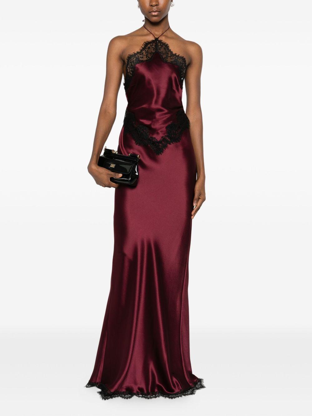 Abito Everly In Satin RPF251167217 PORT BLACK RETROFETE