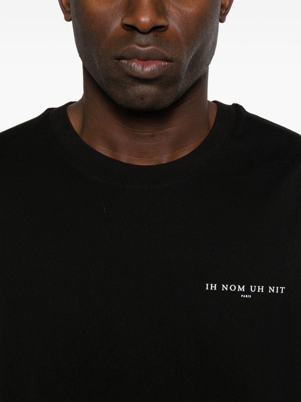 IH NOM UH NIT - T-shirt Authentic Back NUS26225 009 BLACK IH NOM UH NIT