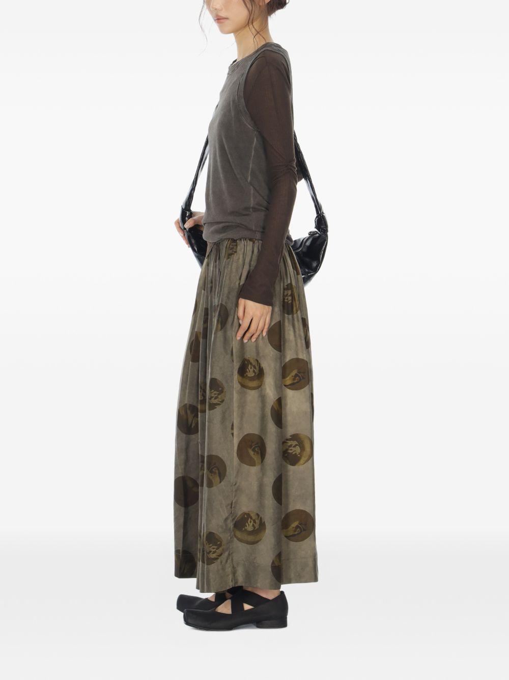 Ti Ribbed Tank Top UP1030 UW860 GREY BROWN UMA WANG