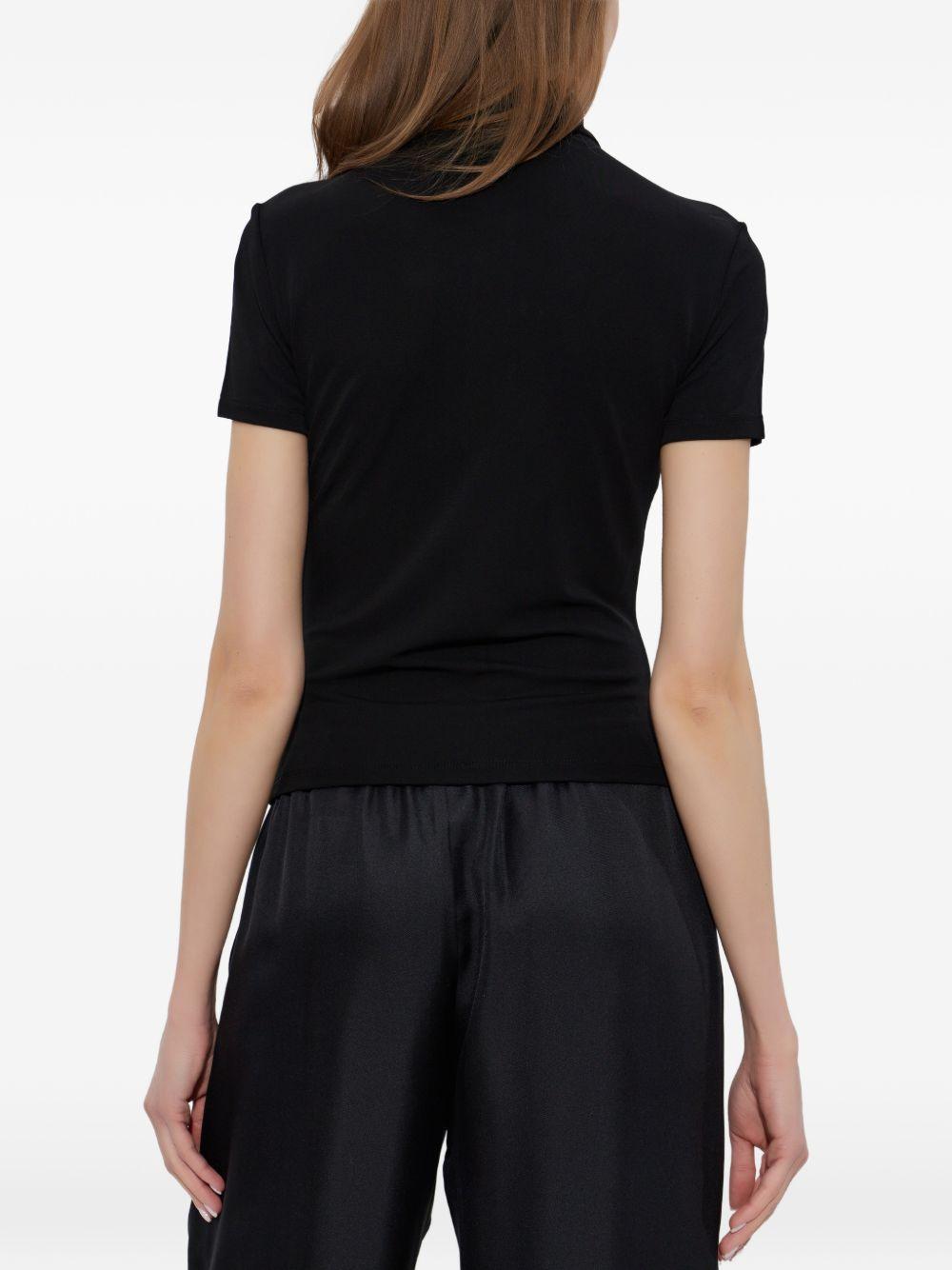 Rashguard Top Mock Neck 1CC2261305 001 BLACK ALEXANDER WANG